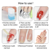 100Pcs/Pack Gel Nail Polish Remover Wraps Chicy Boutique