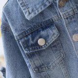 Fashion Cartoon Denim Jacket | Twirl Chicy Boutique