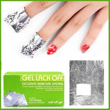 100Pcs/Pack Gel Nail Polish Remover Wraps Chicy Boutique