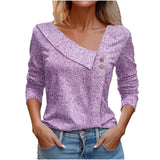 Long Sleeve Top White-Pink | Pixie Chicy Boutique Purple XL
