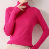 Turtleneck Sweater | Frostine Chicy Boutique ROSE One Size
