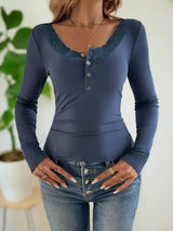 Slim Fitted Long Sleeve | Amberly Chicy Boutique