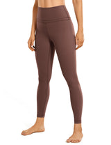MESH SPLICE SLIM LEGGING | NOVALINE Chicy Boutique Taupe S