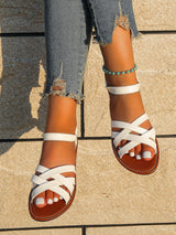 Roman Strap with Non slip Rubber Soles | Moshit Chicy Boutique