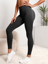 Seamless High-Waist Leggings – Hip-Lifting & Sculpting 🔥 | Velsa Chicy Boutique black XS