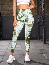 Tie-Dye Seamless High-Waist Leggings, Sculpt & Style | FlexDye Chicy Boutique