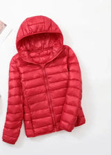 Thin Light Down Jacket | Nordica Chicy Boutique red M
