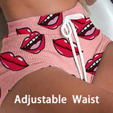 Lips Print Sleepwear Suit Pajamas | Lips Chicy Boutique