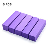 Nails Buffer Grind Buffing Block | Flicker Chicy Boutique Purple-5pcs