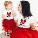 Pink Heart Mommy-Daughter | Wansa Chicy Boutique