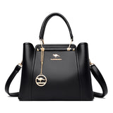3 Layers Shoulder Crossbody | Femme Chicy Boutique Black 6