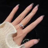 White Bowknot Rings | Whity Chicy Boutique