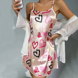 Floral Satin Mini Nightgown – Sleeveless & Silky | Yaeli Chicy Boutique
