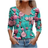 Long Sleeve Top White-Pink | Pixie Chicy Boutique Turquisue XL