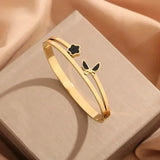 Wedding party grass bracelet | Radiance Chicy Boutique Gold Butterfly