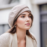 Wool Beret | BlissCap Chicy Boutique Khaki