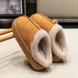 Fluffy Women’s Winter Slippers – Warm & Anti-Slip | CozyStep Chicy Boutique Khaki 36-37