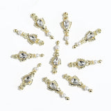 10Pcs Golden Nail Charms | Gleamia Chicy Boutique JE0819