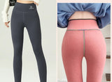 Plush Velvet High-Waist Leggings | Velvet Chicy Boutique
