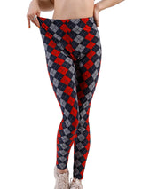 Plaid High Waist Leggings | PlaidFit Chicy Boutique