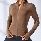 Yoga Coat Short Sports Jacket | Juicy Chicy Boutique