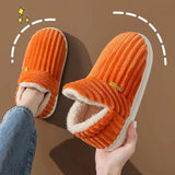 Women’s Winter Fur Slippers Cozy Plush Indoor Slides 👢 | FurEase Chicy Boutique Orange2 CHINA 40-41
