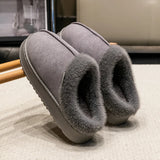 Fluffy Women’s Winter Slippers – Warm & Anti-Slip | CozyStep Chicy Boutique GRAY 40-41