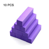 Nails Buffer Grind Buffing Block | Flicker Chicy Boutique Purple-10pcs