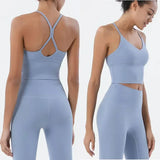 Two Piece Sets leggings | Sculpt Chicy Boutique Tempst Blue L