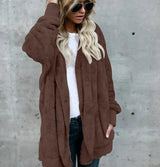 Double Fleece Cardigan Jacket | Chilluxe Chicy Boutique