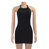 Sleeveless Backless Mini Skirt Dress | Mirage Chicy Boutique
