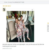 Pijamas Sets Mini-Me | Dora Chicy Boutique