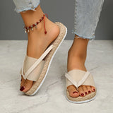 Cross Flat with A Word Beach Slippers | Secret Chicy Boutique