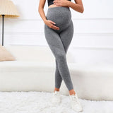 Maternity Leggings Pregnancy | NuLuxe Chicy Boutique Gray S