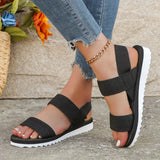 Anti-Slip Wear Comfortable Flat Sandals | Sequoia Chicy Boutique Black 37