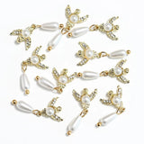 10Pcs Golden Nail Charms | Gleamia Chicy Boutique JE0826