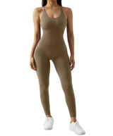 Jumpsuit Seeveless Slim | Yofi Chicy Boutique SJWC003DC M