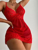 Nightgown G-string | Gee Chicy Boutique Red L