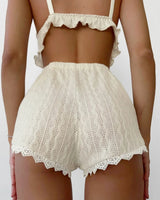 Hollow Out Crop Top Sleepwear | Tachrah Chicy Boutique