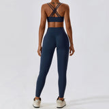 2PCS Push Up Fitness Sport Bra and Leggings Set | Zella Chicy Boutique