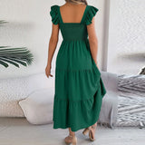 Long Skirt With Vestidos De Fiesta | FIesta Chicy Boutique Green L CHINA
