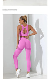 2 pcs Crisscross Back Cami Hip-hugging Tummy Control Leggings | Crisback Chicy Boutique