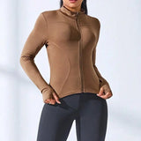 Yoga Coat Short Sports Jacket | Juicy Chicy Boutique