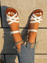 Roman Strap with Non slip Rubber Soles | Moshit Chicy Boutique