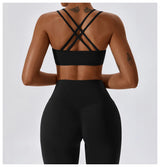 2PCS Push Up Fitness Sport Bra and Leggings Set | Zella Chicy Boutique