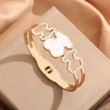 Wedding party grass bracelet | Radiance Chicy Boutique Gold Rose Bear