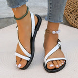 Flip Flops Flat Simple Open Toe Slippers | Honey Chicy Boutique WHITE 36