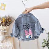 Fashion Cartoon Denim Jacket | Twirl Chicy Boutique Blue 7T