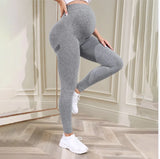 Maternity Leggings Leggings | ZephyrLegs Chicy Boutique GRAY M