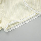 Hollow Out Crop Top Sleepwear | Tachrah Chicy Boutique
